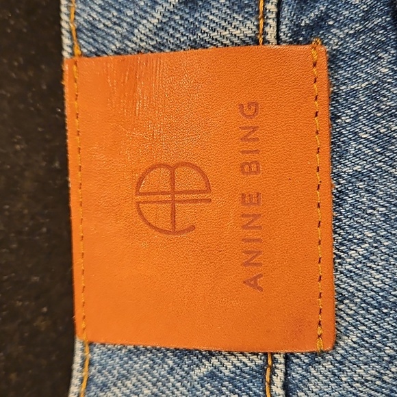 💕ANINE BING💕 Knox Jean ~ Mineral Blue 28 NWT - Picture 13 of 16